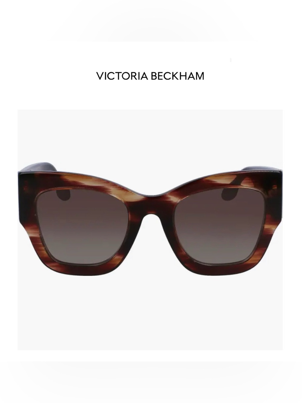 Victoria Beckham Tortoiseshell Cat-Eye Sunglasses NWT
